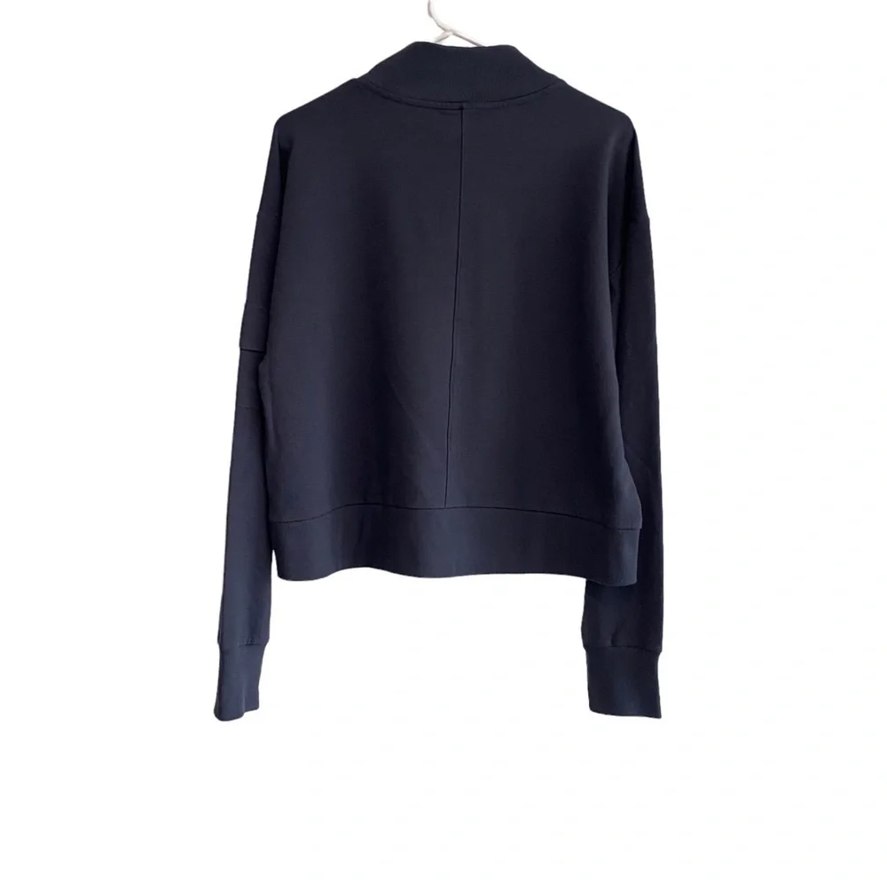 All in Motion™ Women's French Terry Butter Wash Sweatshirt Slate Size L - Picture 4 of 11